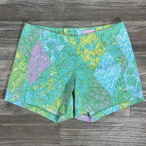 Lilly Pulitzer Deenie Shorts Sun Dance Multi Color Womens 6 Style 92037